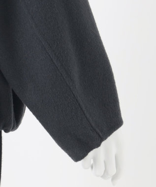 23区 【エステータ】ブラッシュドラムズウール ブルゾン スレートグレー系