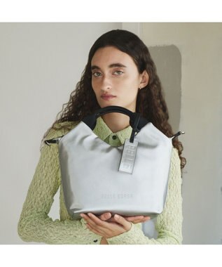 PELLE BORSA 2WAYハンドバッグ Cheers チアーズ 5204 シルバー