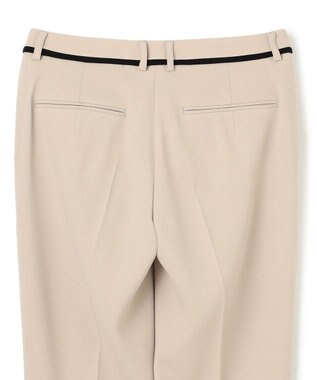 BEIGE， 【洗える・L-size】CINDY / クロップドパンツ Sand × Black