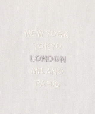 ICB 【30th ANNIVERSARY】 LONDONフォトプリント ロングスリーブTシャツ オフホワイト