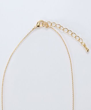 Phoebe <オンワード限定セット>カラージェムステーションワンポイントネックレス×2ラインテクスチャーワイドカフバングル ゴールド