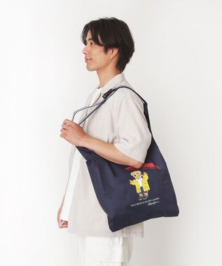 MOONBAT 【2WAY/撥水】POLO RALPH LAUREN レインベア ベルト付きレインバッグ ネイビーブルー