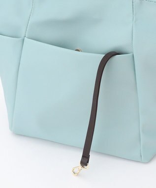 J.PRESS LADIES 【WEB限定】2wayナイロン Midium トート バッグ サックスブルー系