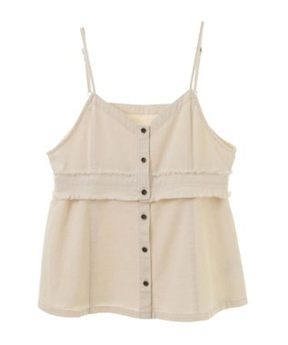CRAFT STANDARD BOUTIQUE デニム２ＷＡＹキャミビスチェ Natural