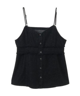 CRAFT STANDARD BOUTIQUE デニム２ＷＡＹキャミビスチェ Black