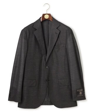 J.PRESS MEN 夏に嬉しい6つの高機能【セットアップ対応】【J.PRESS-POOL WOOL】ジャージーセットアップ ジャケット グレー系
