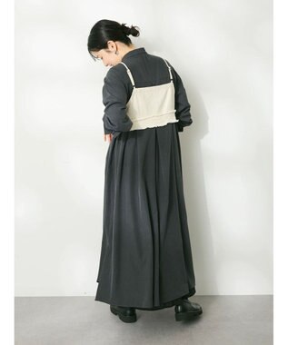 CRAFT STANDARD BOUTIQUE デニム２ＷＡＹキャミビスチェ Natural