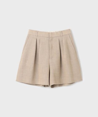 GRACE CONTINENTAL リネンライクショートパンツ ベージュ