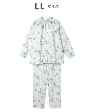 WACOAL ワコール_リラックス＆スリープ パジャマ 長袖 長ズボン 綿100%(本体) レディース KDX510 /ワコール