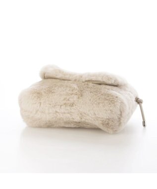 UNBILLION カシュカシュ cachecache / エコファーシンプルフラップショルダー アイボリー