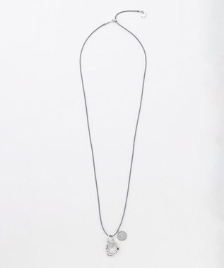 J.PRESS LADIES トライアングル コイン ネックレス シルバー系