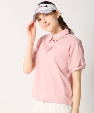FILA GOLF／marie claire 【marie claire SPORT】 バックベンチレーションプルオーバー ピンク