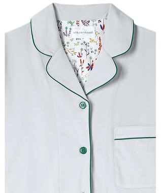 une nana cool 【綿100%】なめらか天竺パジャマ MADE WITH LIBERTY FABRIC グレー