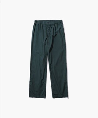 ATON COTTON LAWN | ワイドイージーパンツ - UNISEX GREEN