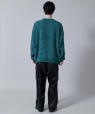 WEGO ベロアモールワンポイントプルオーバー ブルーその他