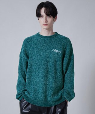 WEGO ベロアモールワンポイントプルオーバー ブルーその他