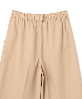 BEIGE， 【接触冷感/UVカット/洗える】YANN / ウエストゴムハーフタックパンツ Beige