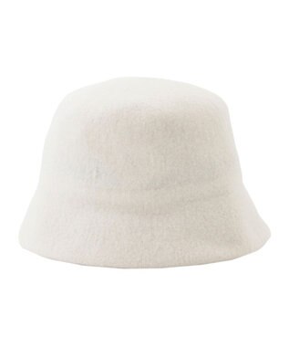 MOONBAT FURLA(フルラ)ロゴ付き バスクハット 帽子 UVカット サイズ調整 オフホワイト