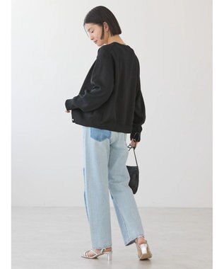 AMERICAN HOLIC エコカルットクルーネックカーディガン Black