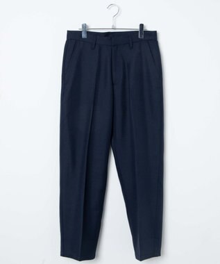 WEGO 【SCHOOLITEM】メンズスクールセミワイドスラックス ネイビー