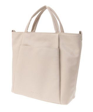 Green Parks ・Ｌｅｇａｔｏ　Ｌａｒｇｏ　ざっくり収納バッ Ivory