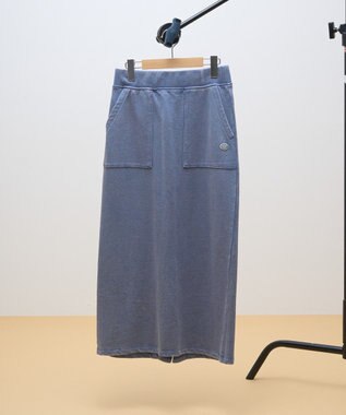 AMERICAN HOLIC DISCUS 加工裏毛ナロースカート Blue