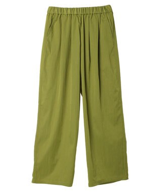 AMERICAN HOLIC イージーケア＋接触冷感ウエストタックワイドパンツ Pistachio