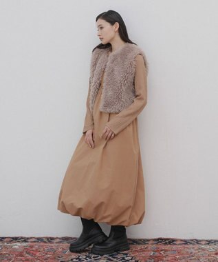 Green Parks ・ＥＬＥＮＣＡＲＥ　ＤＵＥ　バルーンキャミワンピース Beige