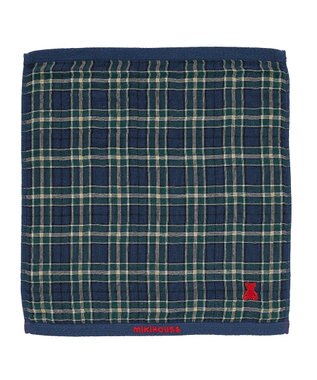 MIKI HOUSE HOT BISCUITS 【ふわはだたおる】ハンドタオル 紺
