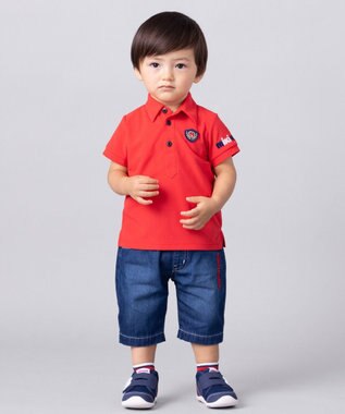 MIKI HOUSE HOT BISCUITS 【ミキハウス】【13-15.5cm】 セカンドベビーシューズ 紺