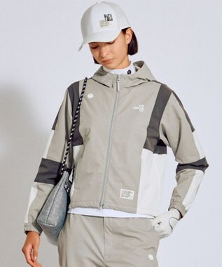PW CIRCULUS 【ストレッチ素材】【WOMEN】トラックジャケット ゴルフウェア レディース グレー系