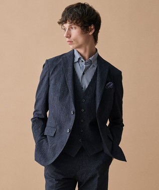 JOSEPH ABBOUD 【キングサイズ・洗える/UV/エコ撥水/26SSモデル登場】ライトウェーブライト ジャケット ネイビー系3　26SSカラー