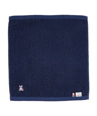 MIKI HOUSE HOT BISCUITS 【ふわはだたおる】ハンドタオル 紺