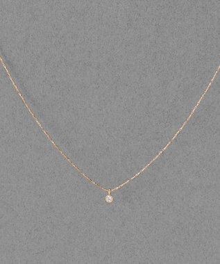 Phoebe 【金属アレルギー対応】シャイニーフチミルネックレス　シャンパンゴールド シャンパンゴールド