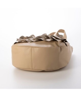 UNBILLION カシュカシュ cachecache / フリルトートバッグ ベージュ