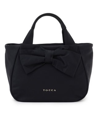TOCCA RIBBON CUBE NYLON MINI TOTE ミニトートバッグ ブラック系