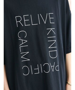 CRAFT STANDARD BOUTIQUE シルケット天竺　スクエアＰＴ　ＢＩＧ　Ｔｅｅ　Ｓ／Ｓ Black