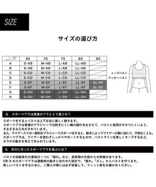 CW-X 【WOMEN】 CW-X ハイサポート タイプ スポーツブラ 【SPORTSゆれケアBra】 メッシュ ユレ・ズレをおさえる ムレにくい マラソン ジョギング 球技 ノンワイヤー レディース HTY178 /ワコール ブラック