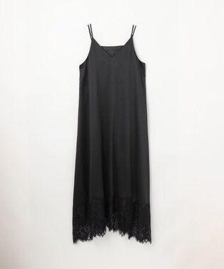 GRACE CONTINENTAL レースコンビ2wayキャミワンピース ブラック