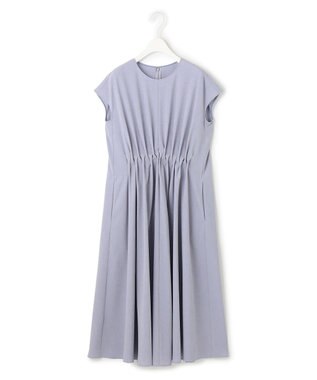 ICB 【ASUMI・MANAMIコラボ 丈が選べる】タックデザインワンピース サックス系