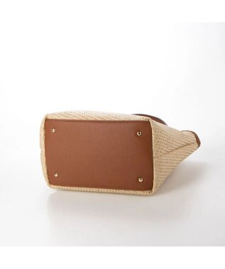 UNBILLION cachecache スマホショルダー付ポリプロピレンwayトート キャメル