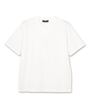 JOSEPH HOMME 新色追加【機能素材】ハイゲージベアスムース　VネックＴシャツ ホワイト系