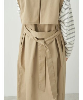 earth music&ecology ２ＷＡＹジレンチ Beige