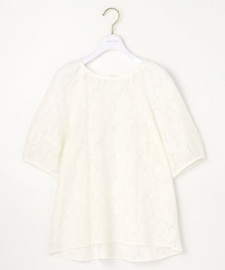 ANY SIS S 【洗える】ラグランレースＴ ブラウス アイボリー