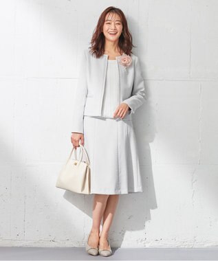 ANY SIS 【洗える】フロントプリーツシフォン ブラウス オフホワイト