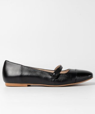 BONTRE 【BONTRE/ボントレ】コンビストラップパンプス/40051-US ブラック