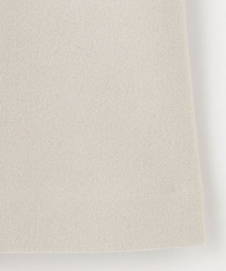 ANY SIS 【セットアップ可】メルトンライク ミニスカート アイボリーベージュ