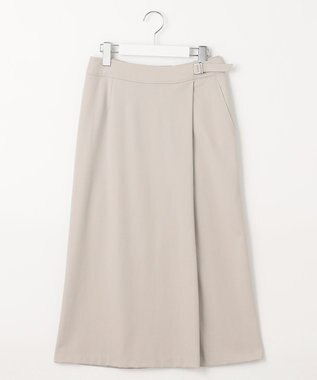 J.PRESS LADIES S 【洗える】 Hari-Puru jersey スカート ライトグレー系