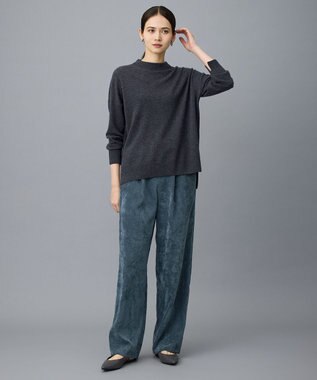 自由区 S 【カタログ掲載】ソフトコーデュロイワイド パンツⅡ ダルブルー