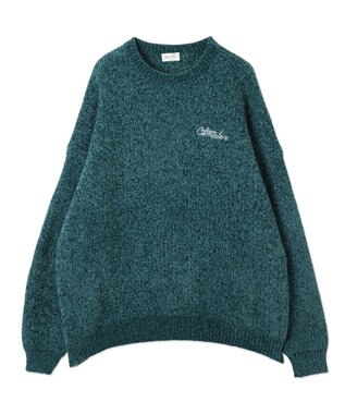 WEGO ベロアモールワンポイントプルオーバー ブルーその他